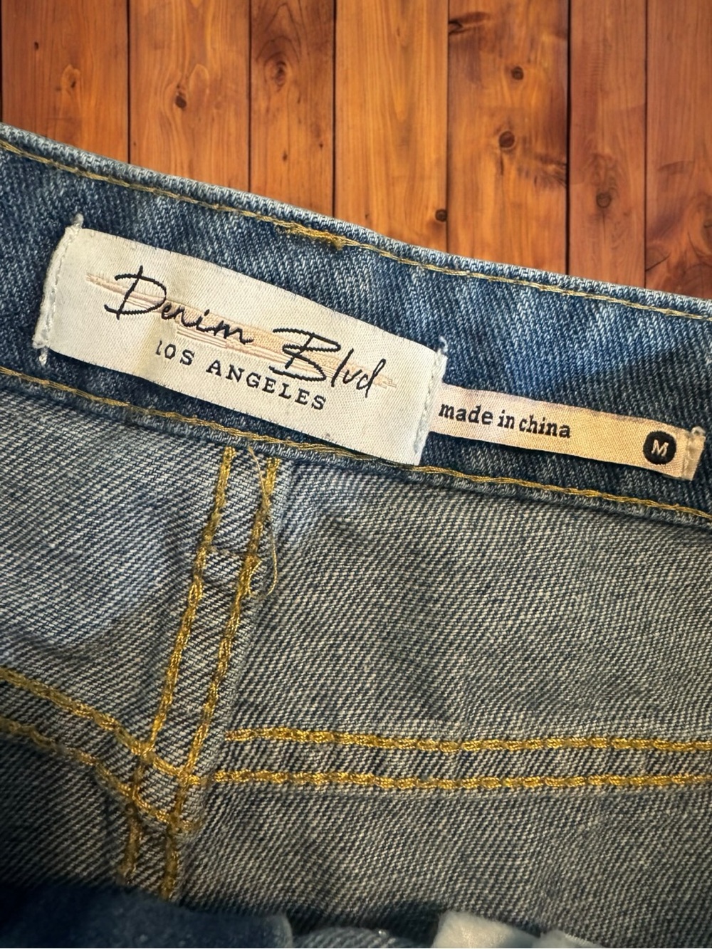Denim Blvd Rhinestone Studded Embellished Distressed Festival Jean Shorts Medium - Picture 2 of 16